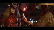 Cutscene with the Oni - Burning Plains (Image via Sportskeeda Gaming || Sucker Punch)